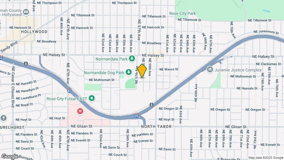 1103-1107 NE 58th Ave Map and Location Details