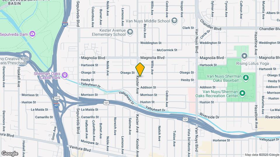 5052 Kester Ave Mapa y Detalles de la Ubicación