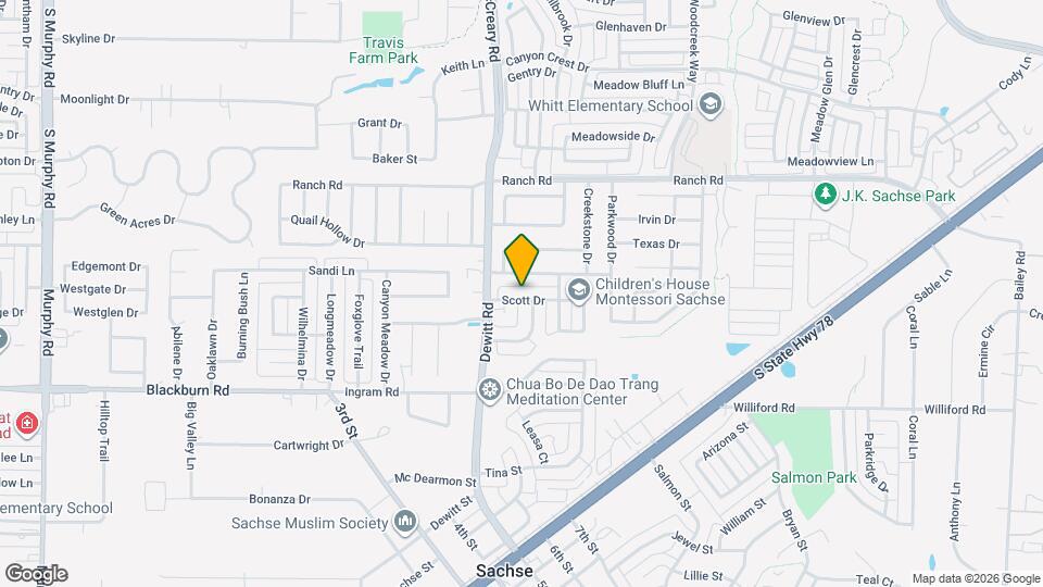 3109 Scott Dr Map and Location Details