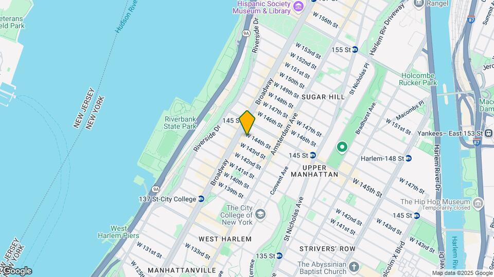 560 W 144th St Mapa y Detalles de la Ubicación
