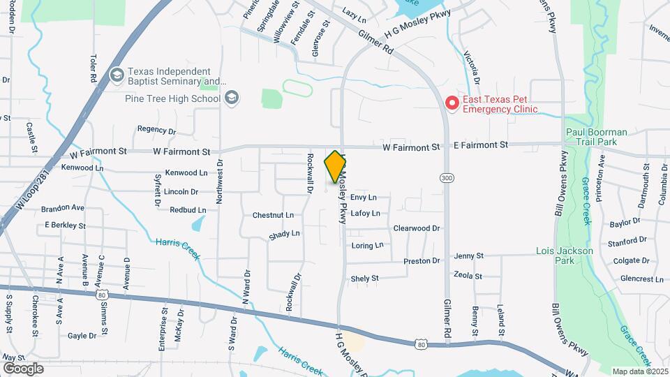 1405 H G Mosley Pkwy Map and Location Details