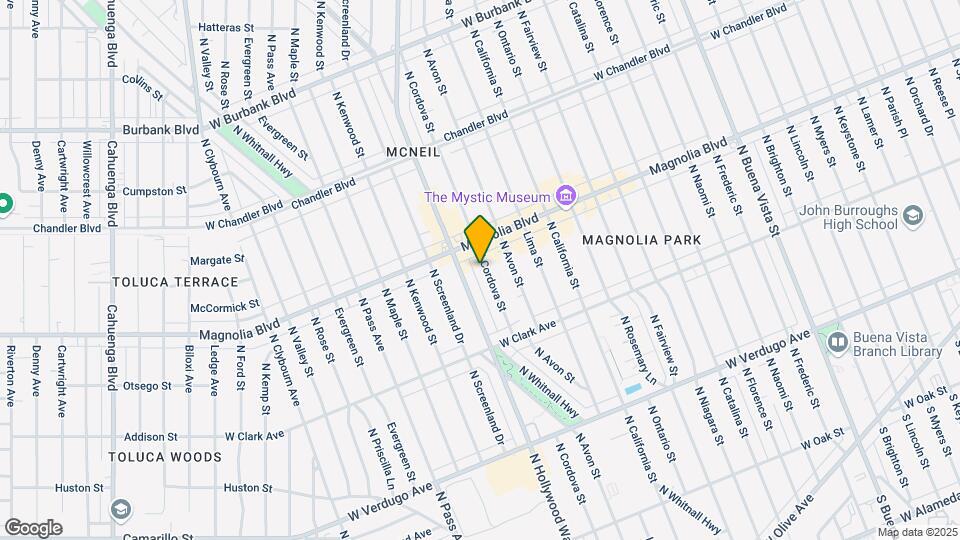 925a N Cordova St Map and Location Details