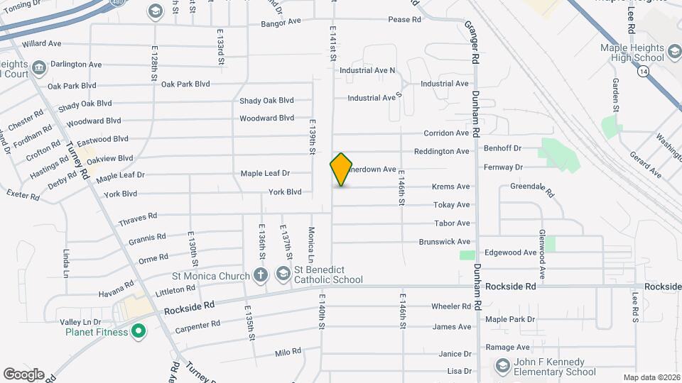 14112 Krems Ave Mapa y Detalles de la Ubicación