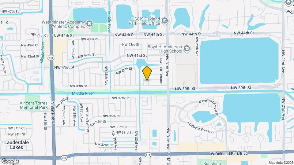 3911 NW 32nd Ave Mapa y Detalles de la Ubicación