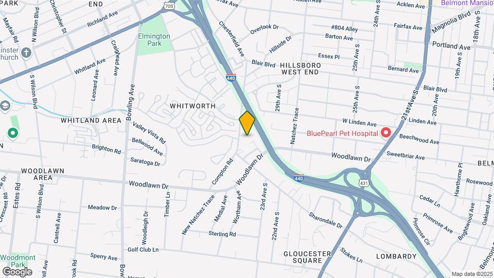 Fully Furnished Condo - 2721 Linmar Ave Map and Location Details