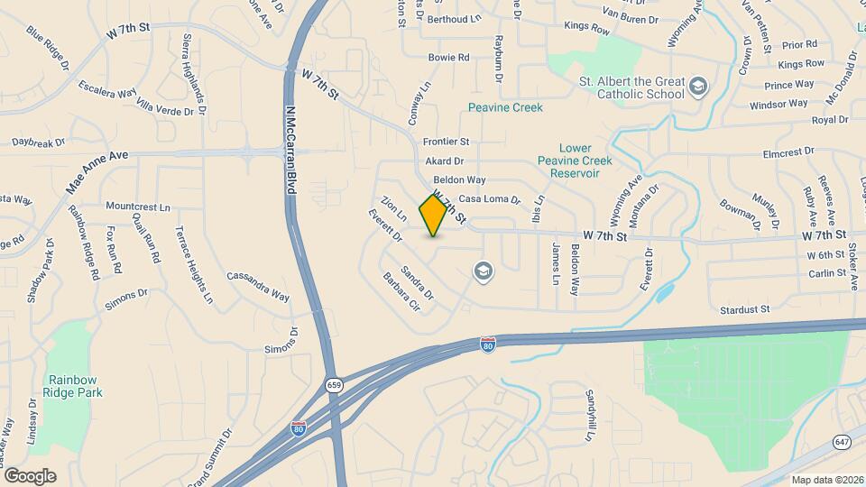 3459 Rauscher Dr Map and Location Details