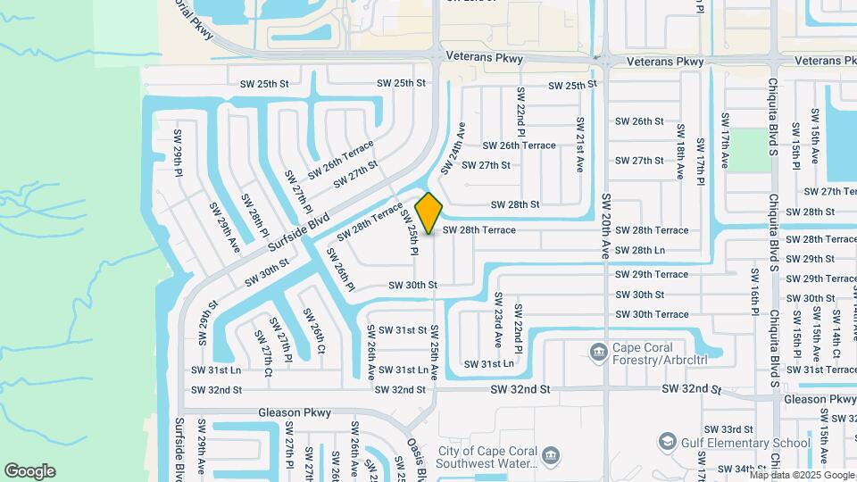 2856 SW 25th Ave Map and Location Details