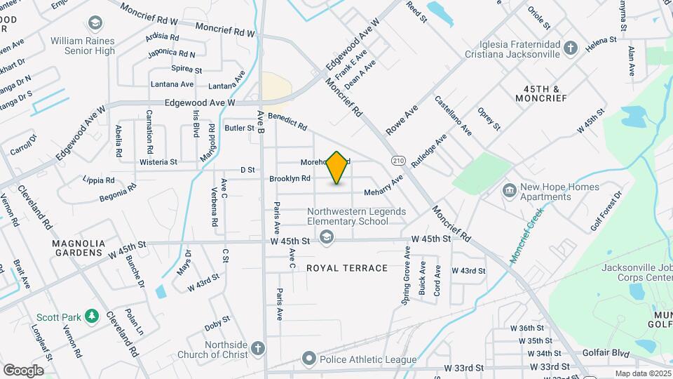 2037 Meharry Ave Map and Location Details
