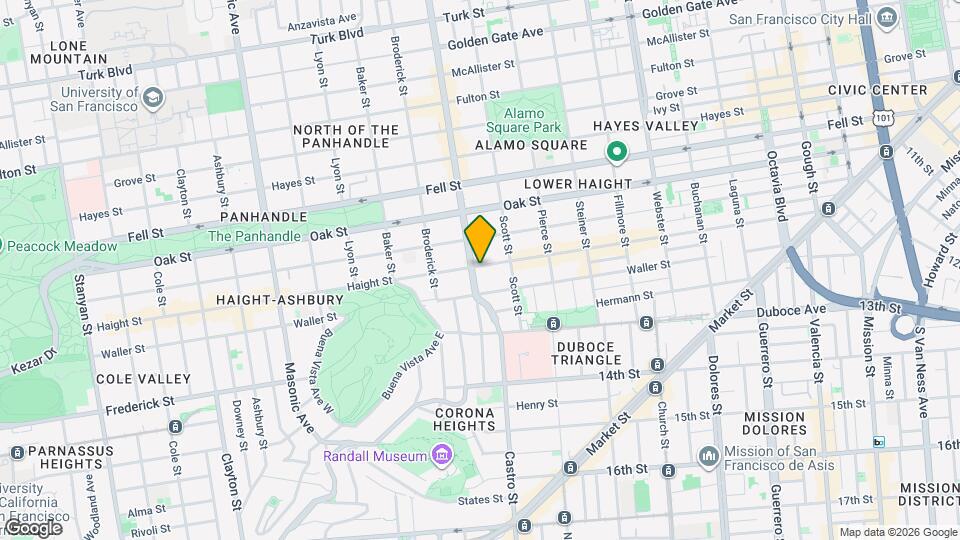 244 Divisadero St Map and Location Details