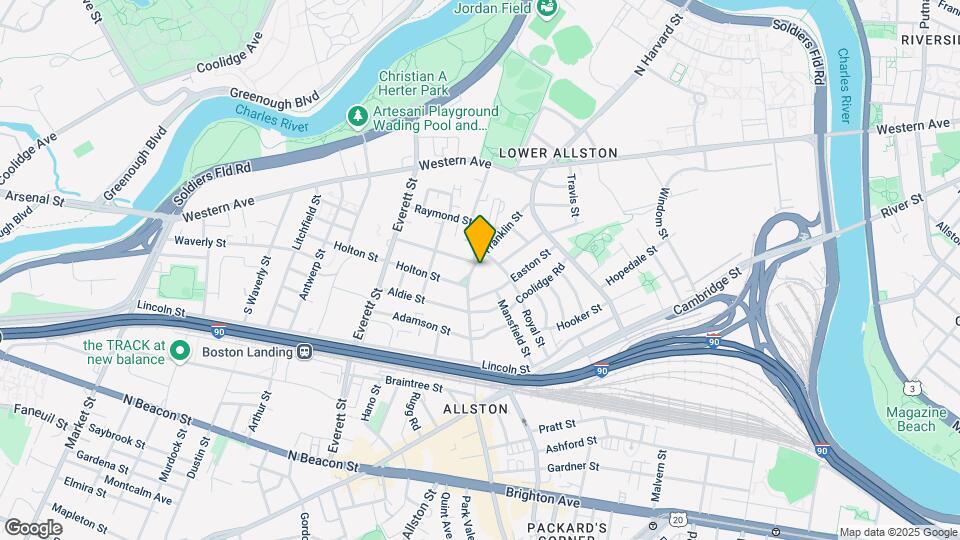 117 Franklin St, Unit 2 Map and Location Details