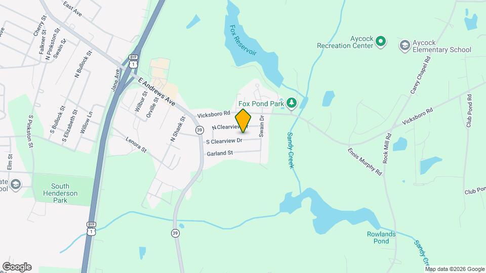 1847 S Clearview Dr Map and Location Details