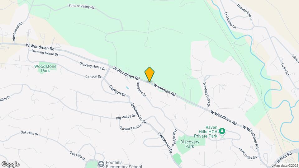 525 W Woodmen Rd Map and Location Details