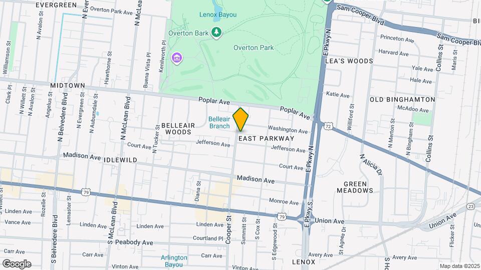 104 N Cooper St Map and Location Details