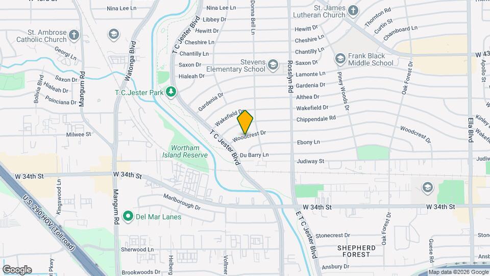 2023 Woodcrest Dr Map and Location Details