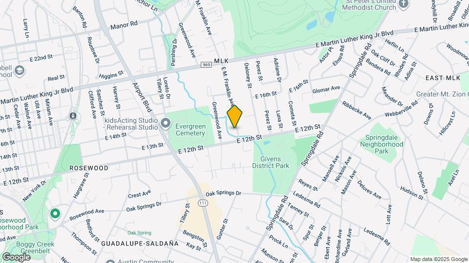 1210 E M. Franklin Ave Map and Location Details