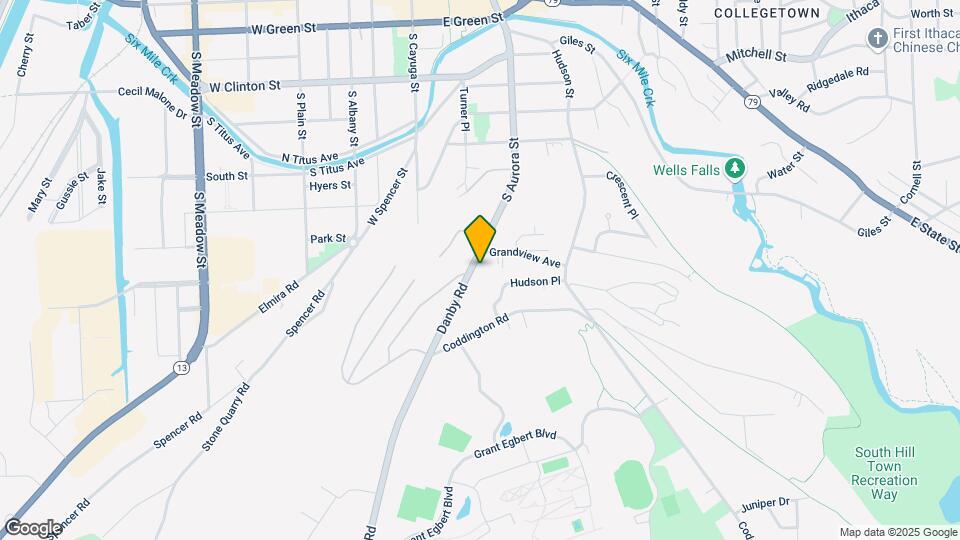 809 S Aurora St Map and Location Details