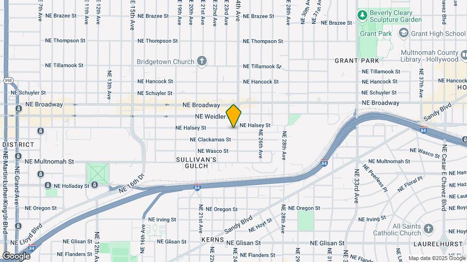 Halsey Villa Mapa y Detalles de la Ubicación