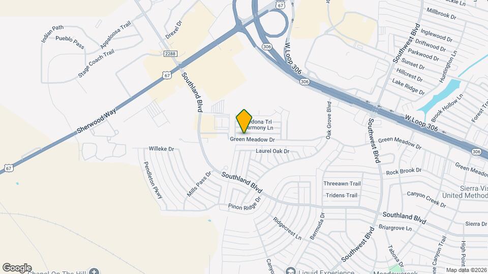 4230 Green Meadow Dr Map and Location Details