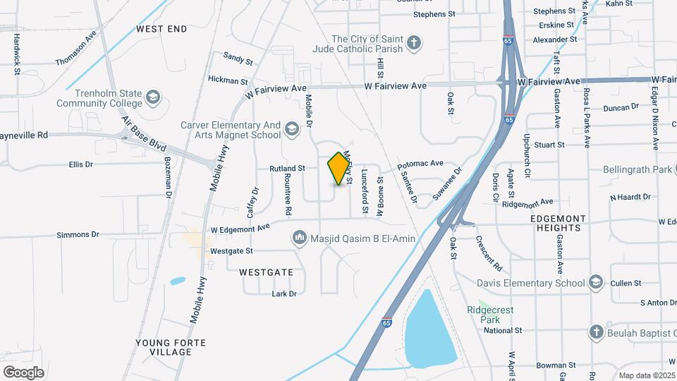 3367 E Tuskegee Cir Map and Location Details