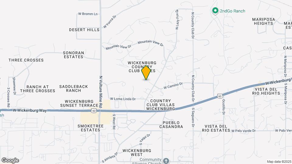 1710 W Camino Dr Map and Location Details