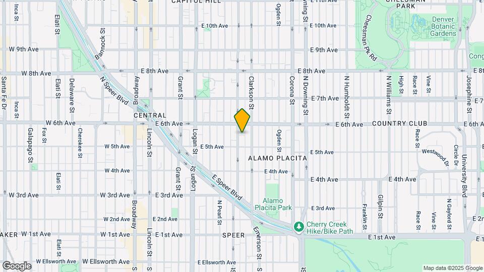 534 N Washington St Map and Location Details