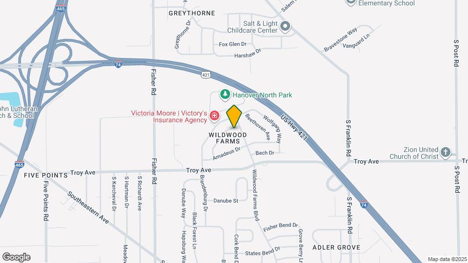 2837 Ludwig Dr Mapa y Detalles de la Ubicación