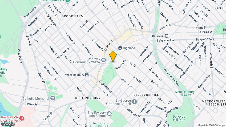 44 Bellevue St, Unit 2 Map and Location Details