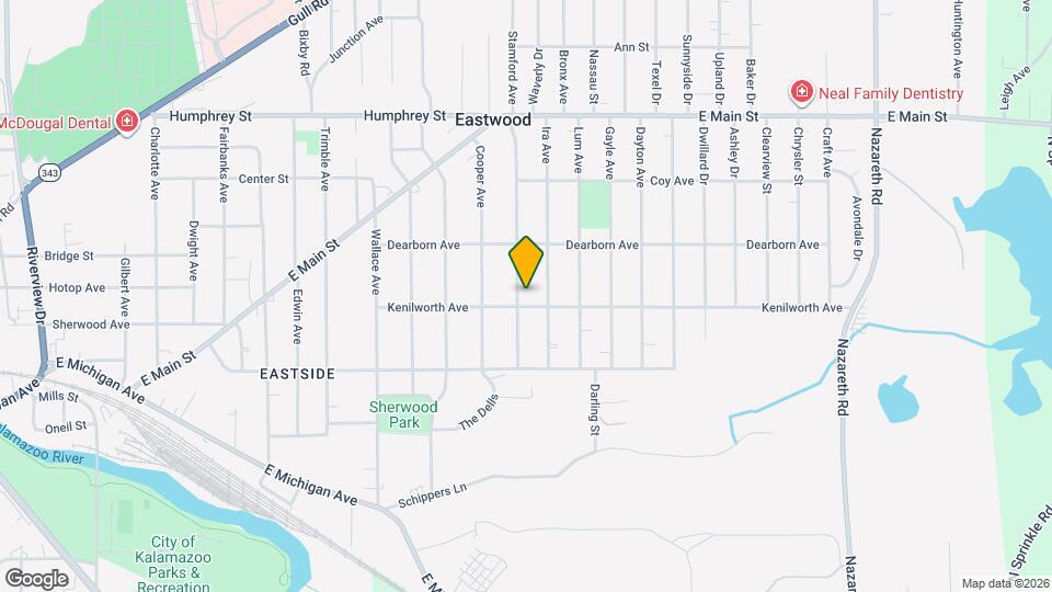 608 Washburn Ave Map and Location Details