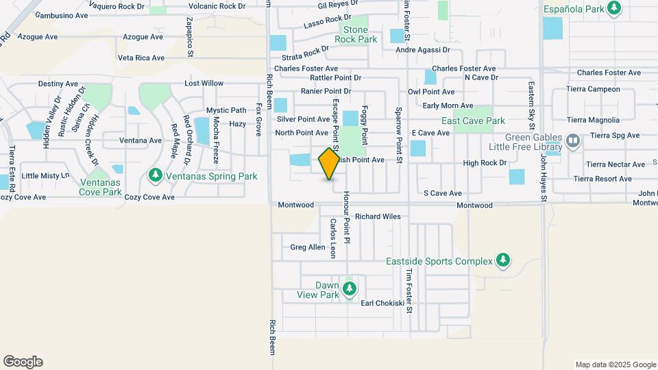 2213 Wild Point Pl Map and Location Details