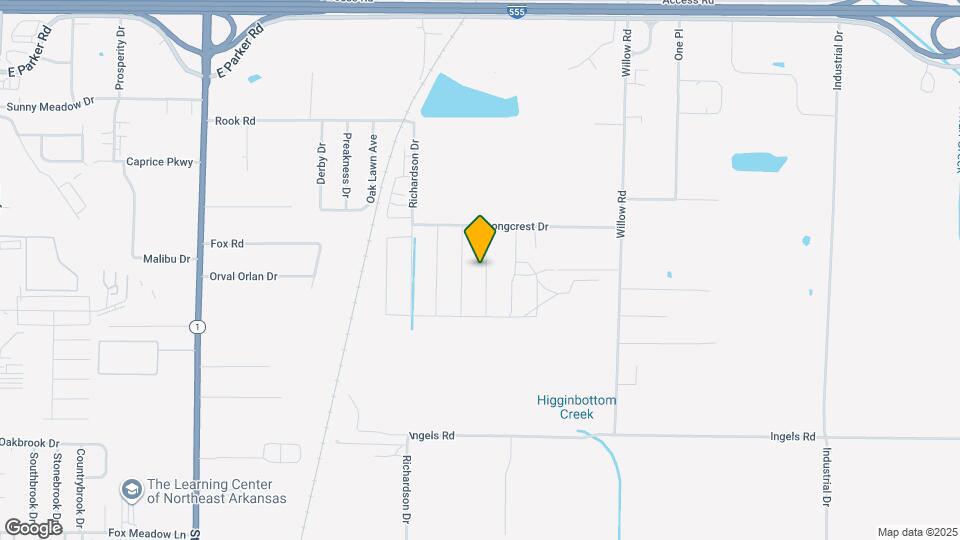 3801 Glitterman Dr Map and Location Details