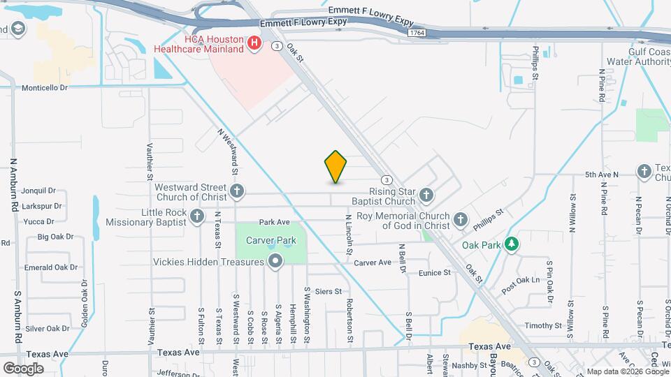 6218 Woodrow St Mapa y Detalles de la Ubicación