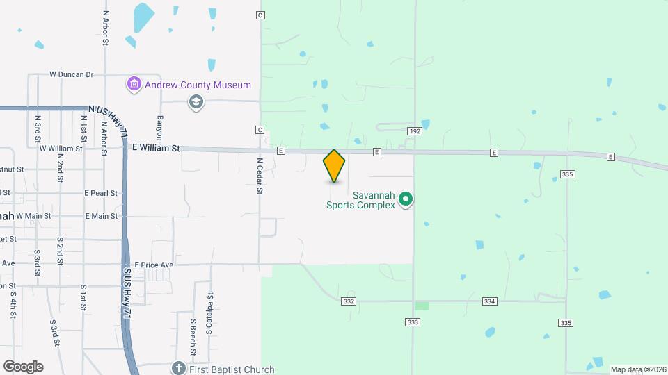 209 N Cypress St Map and Location Details