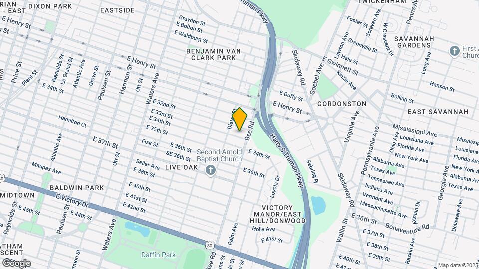 1514 E 33rd St Map and Location Details