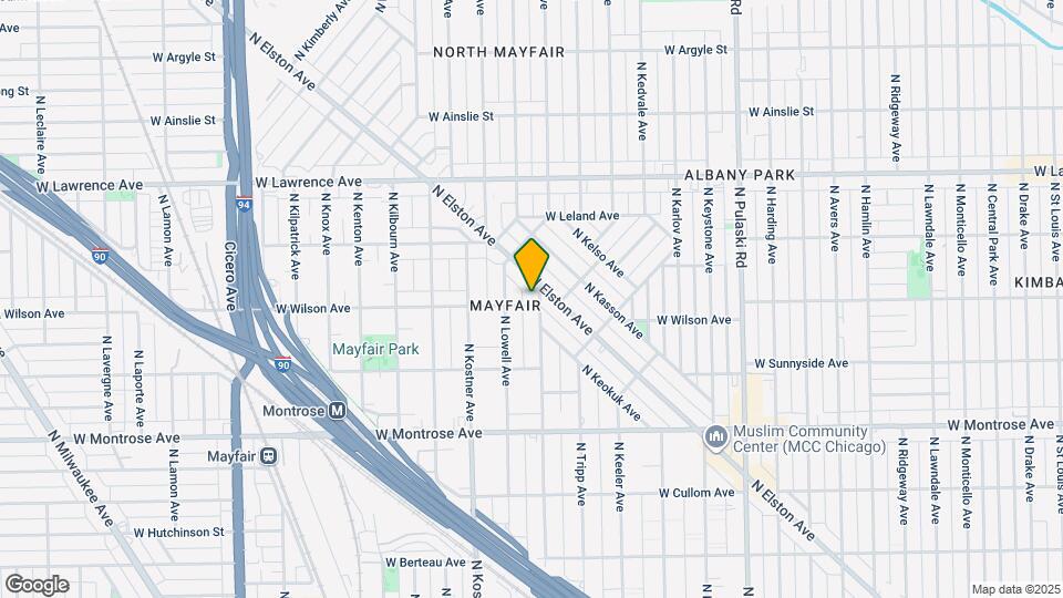 4604 N Kildare Ave Map and Location Details