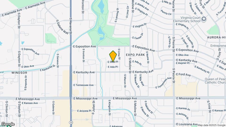11154 E Ohio Pl Map and Location Details