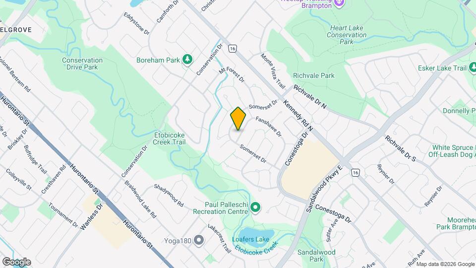 154 Fanshawe Dr, Unit BSMT Map and Location Details