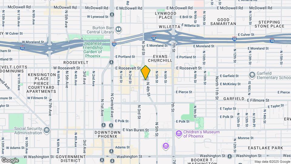 810 N 4th St Map and Location Details