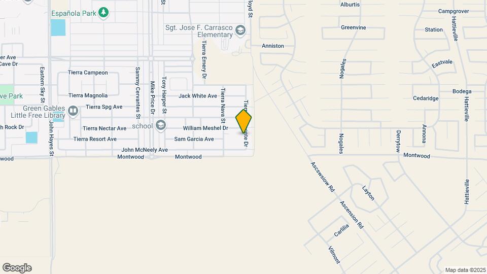 2225 Tierra Delmonte Dr Map and Location Details