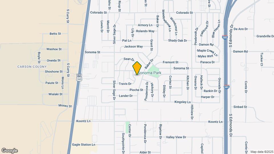 829 Travis Dr Map and Location Details