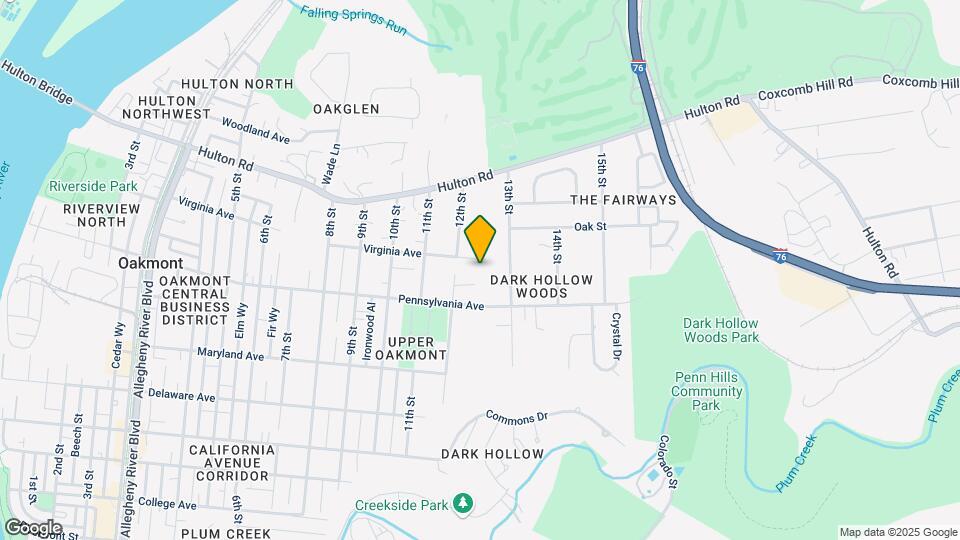 1220 Virginia Ave Map and Location Details