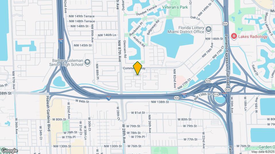 8422 NW 140th Terrace Map and Location Details