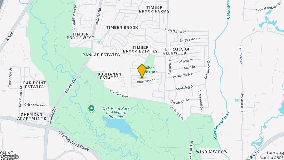 3325 Bluegrass Dr Map and Location Details