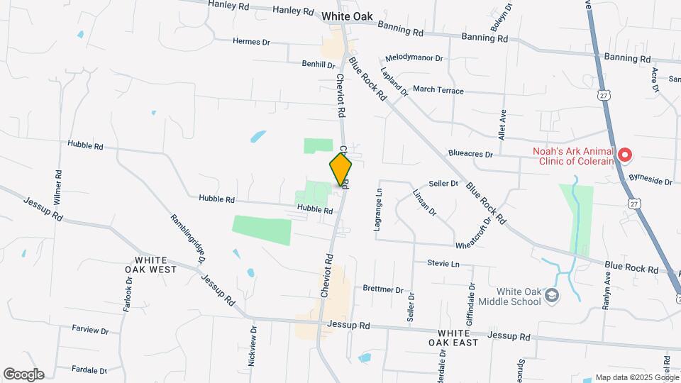 6211 Cheviot Rd Map and Location Details