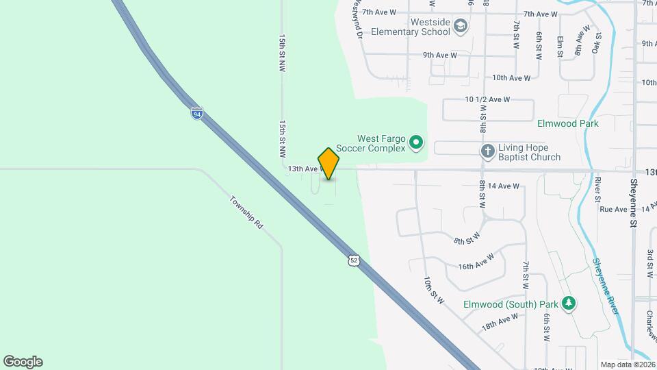 1320 13th St W Map and Location Details