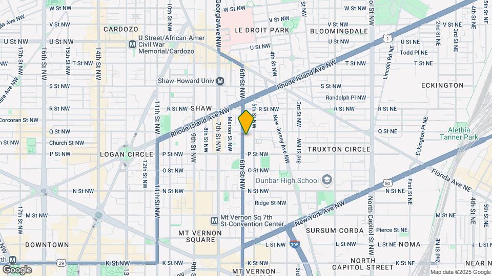 1541 6th St NW, Unit 1 Map and Location Details