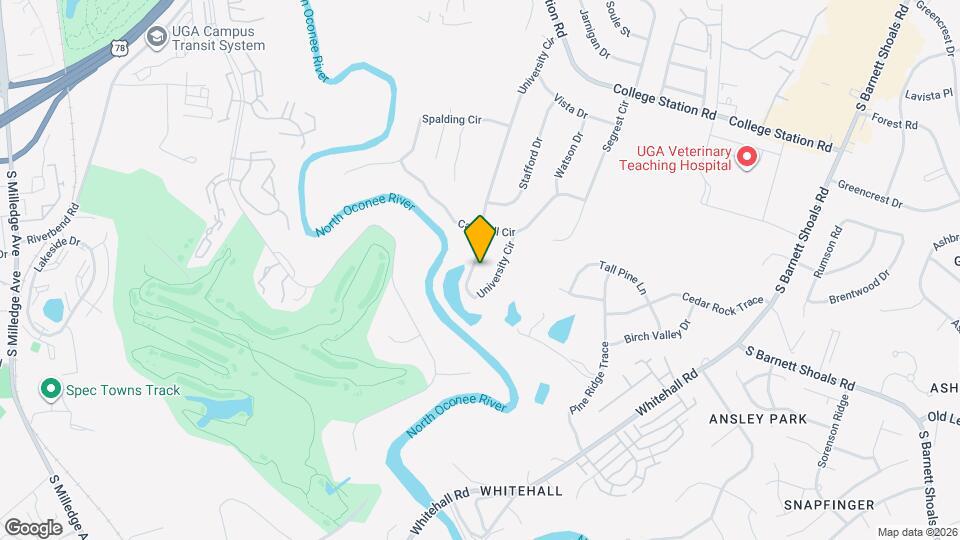 527 University Cir Map and Location Details