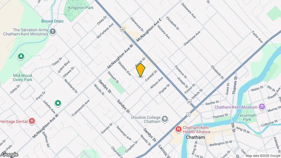 89 Sheldon Ave Map and Location Details