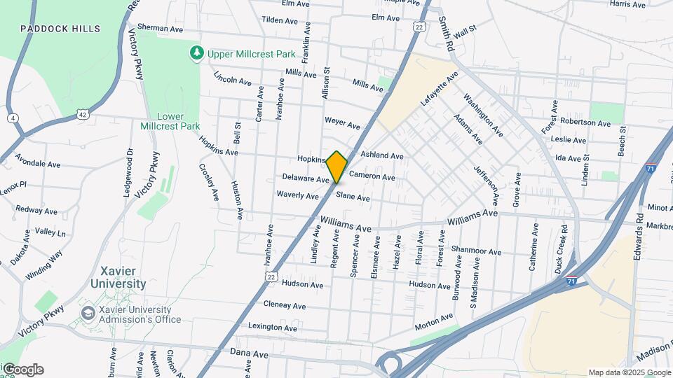 4106 Montgomery Rd Mapa y Detalles de la Ubicación