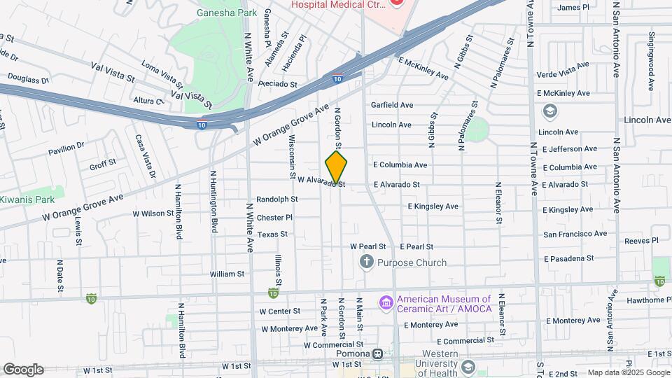 989 N Gordon St Map and Location Details