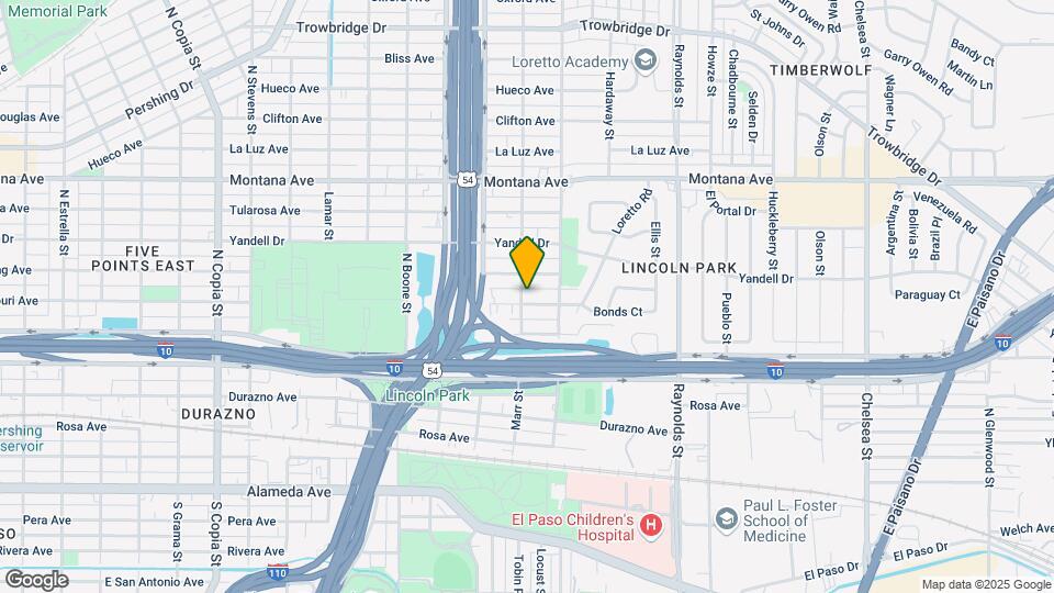4401 E Missouri Ave Map and Location Details